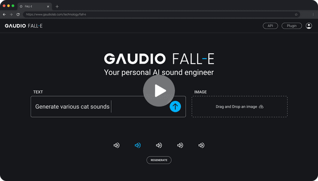 Generative Audio AI | Gaudio Lab